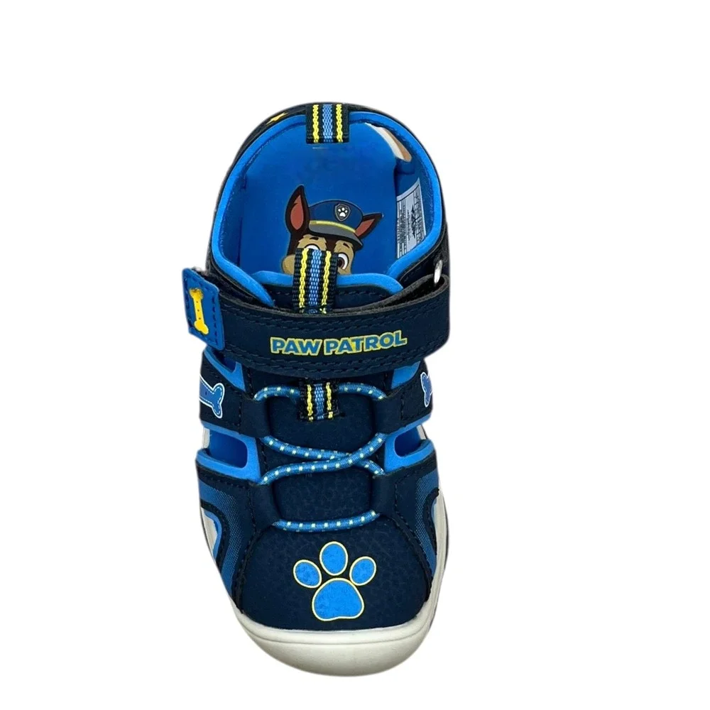 Paw Patrol Toddler Boys Light Up Sport Fisherman Sandals Size 6 Blue Closed Toe